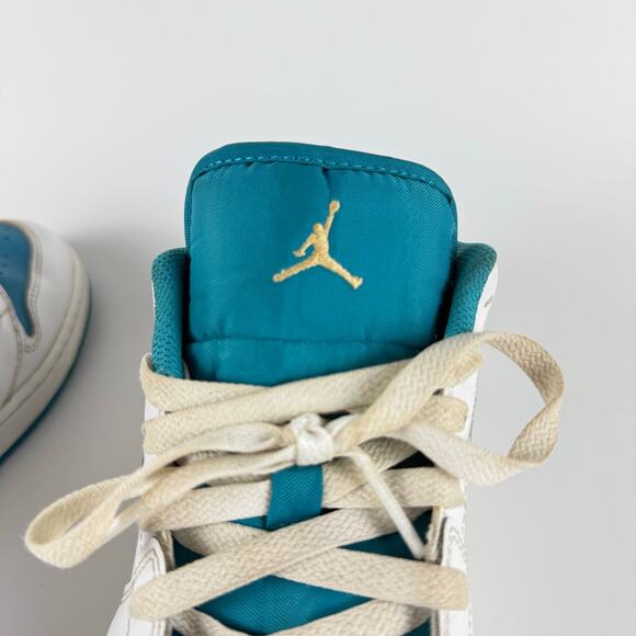 Nike Air Jordan 1 Aquatone Low Sneakers Boy's 7Y 553560-174 Basketball DIRTY - Picture 5 of 9